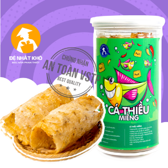 Đồ ăn vặt Khô Cá Thiều Miếng ĐỆ NHẤT KHÔ 160g đồ ăn vặt ngon rẻ cá thiều miếng không cay dai ngon thơm Đặc Sản Phan Thiết AV06