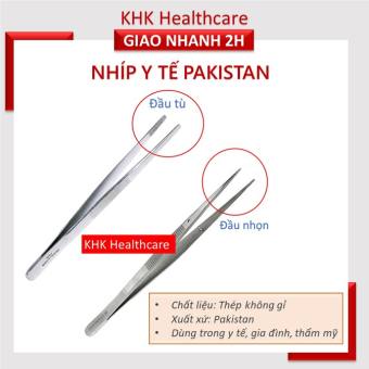 Nhíp y tế NHỌN - TÙ KHÔNG MẤU đủ size xuất xứ Pakistan dùng để gắp bông gạc trong y tế, spa