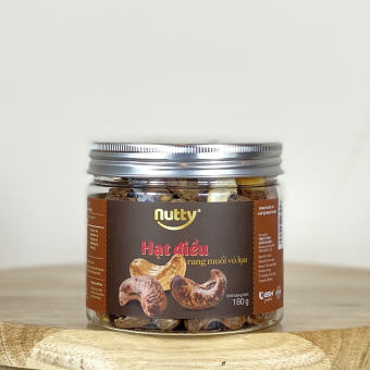 Hạt điều rang muối vỏ lụa Nutty