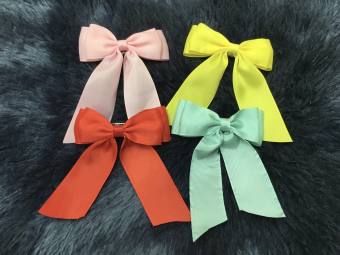 Kẹp Tóc Hình Nơ Xinh Xắn Phong Cách Hàn Quốc Cho Nữ