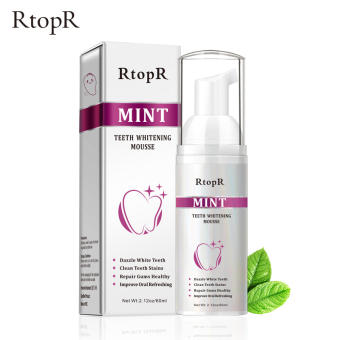 RtopR Bọt Tẩy Trắng Răng Làm Sạch Răng Khử Mùi Hôi Miệng Mousse Teeth Whitening Clean Teeth 60ml