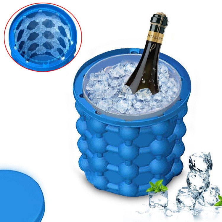 Khay tổ ong làm đá thông minh/ cốc làm đá silicon 40 viên/ ice cube maker/ hộp làm đá thông minh