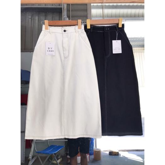 Chân váy đũi dài style Hàn Quốc Chân váy dài vintage Quảng Châu Đầm nữ -  khuyến mãi giá rẻ chỉ: 30.000 đ | Giảm giá mỗi ngày