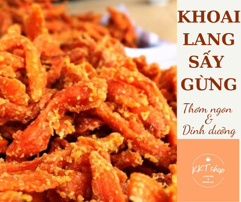 Khoai lang sấy gừng