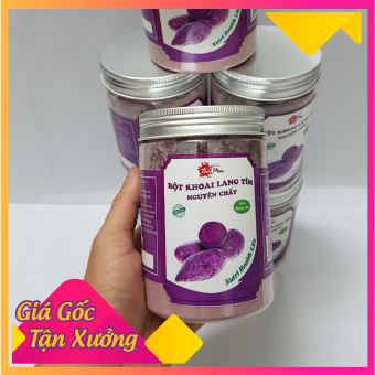 500g Bột khoai lang tím, bột khoai lang nguyên chất, làm bánh, phẩm màu, bột ăn dặm, trà sữa, đắp mặt