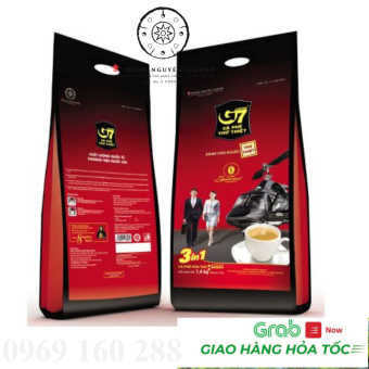 Cà Phê Sữa Hòa Tan G7 3in1 Bịch 100 gói - Loại Có Tem Xác Thực