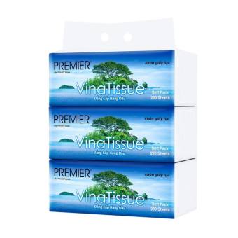 Khăn giấy lụa rút Vinatissue - Gói 280 tờ