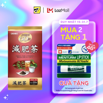Trà thảo mộc hỗ trợ thon gọn vóc dáng Genpi Orihiro 60 túi
