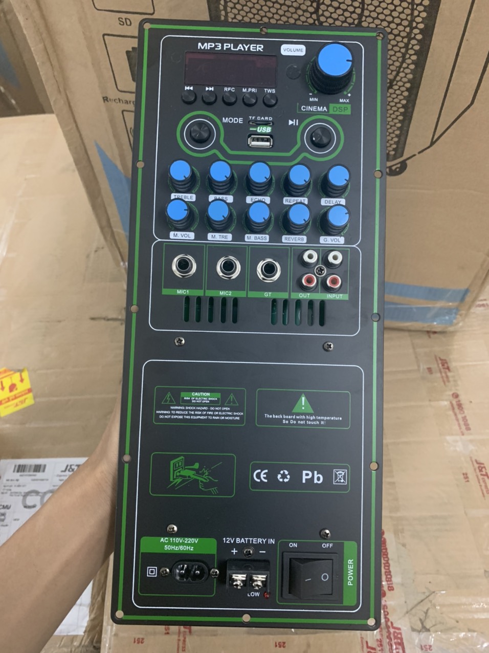 Bo mạch chuyên dụng cho loa kéo 500w đầy đủ chức năng