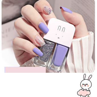 Bộ sơn móng tay hai màu