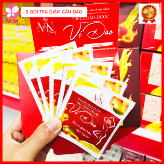 TRÀ ĐÀO [TẶNG DETOX] TRÀ GIẢM CÂN VỊ ĐÀO ĐÔNG ANH COLLAGEN X3 - HỘP 15 GÓI - HÀNG CHÍNH HÃNG