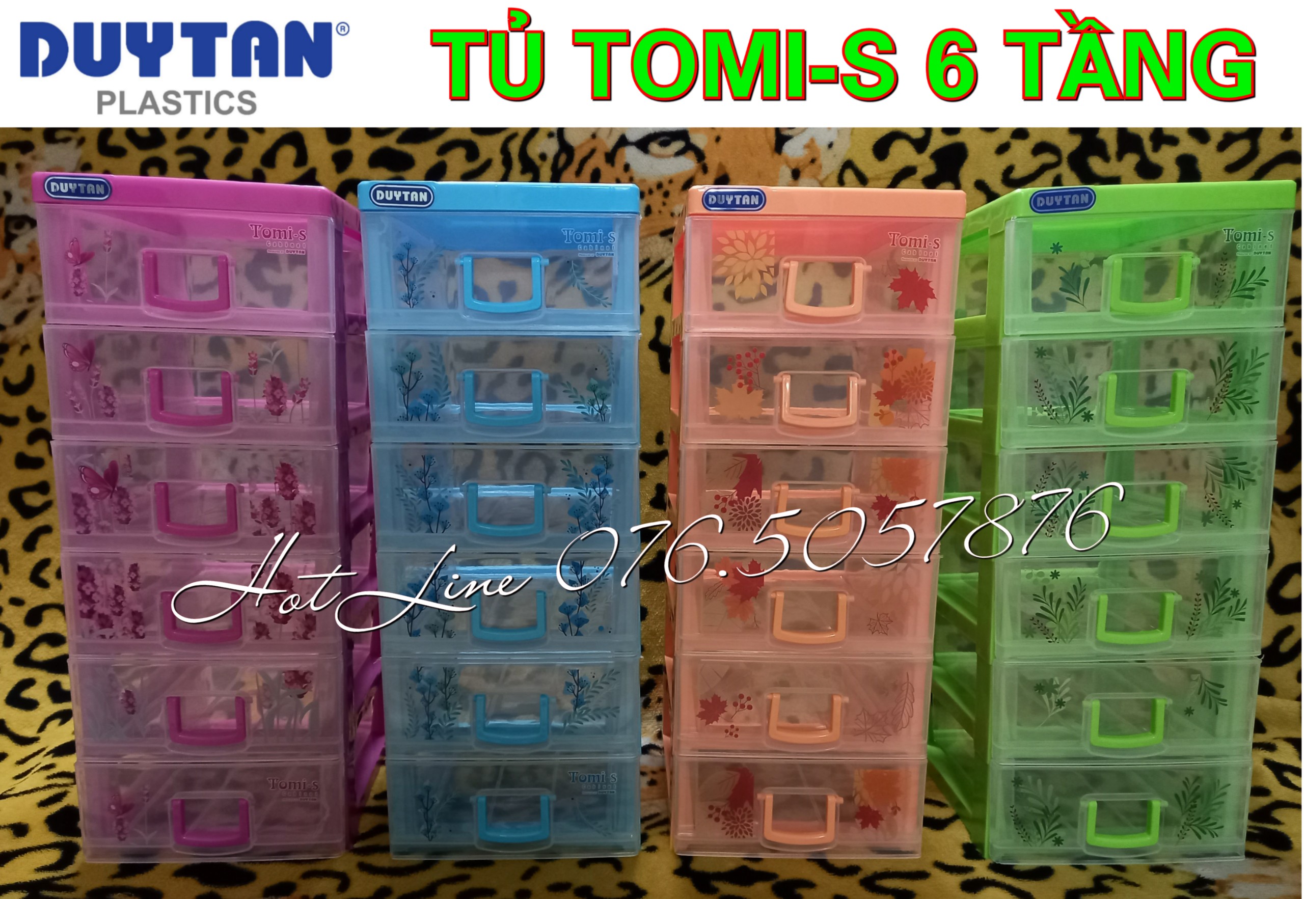 Tủ nhựa duy tân tomi-s 6 ngăn