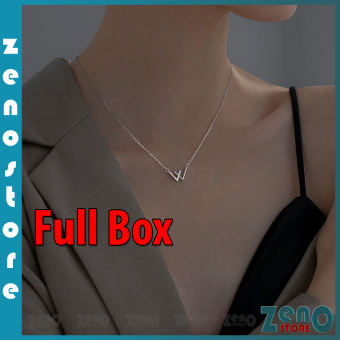 Vòng cổ titan chữ W, dây chuyền W phong cách Hàn Quốc dành cho nữ DC06