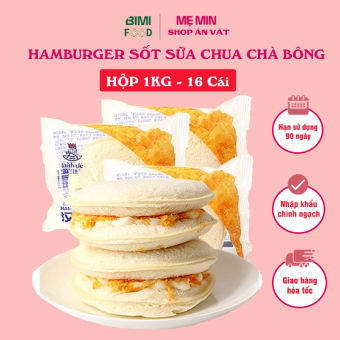box 1kg bánh hamburger sữa chua sốt ruốc