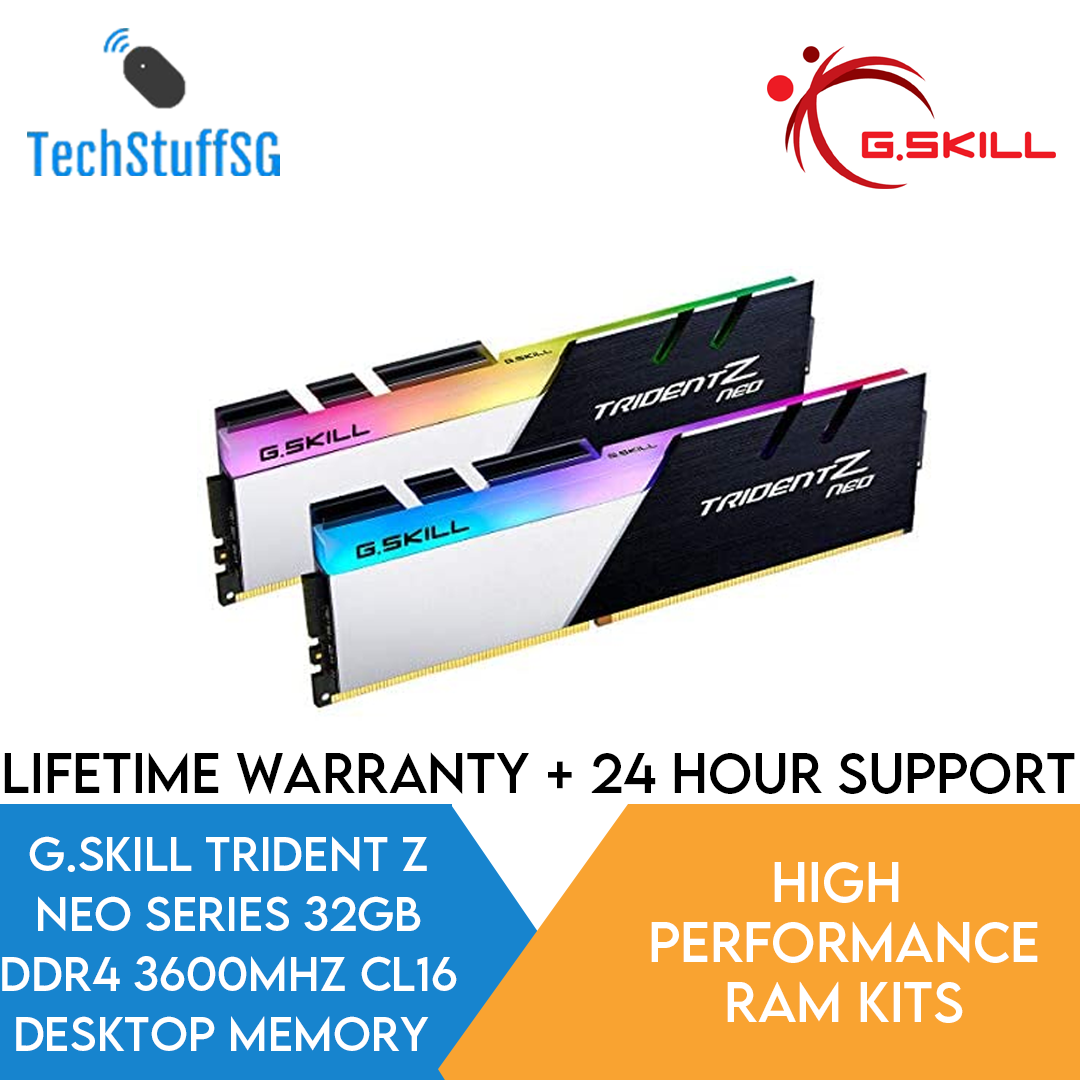 G.Skill Trident Z Neo 3600Mhz Ddr4 Ram - 2X8Gb/2X16Gb/2X32Gb