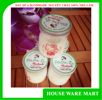 Dầu dừa Handmade nguyên chất, chống nẻ, chống rạn, chống sơ tóc