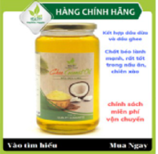 Dầu dừa Ghee Viethealthy 1 lít