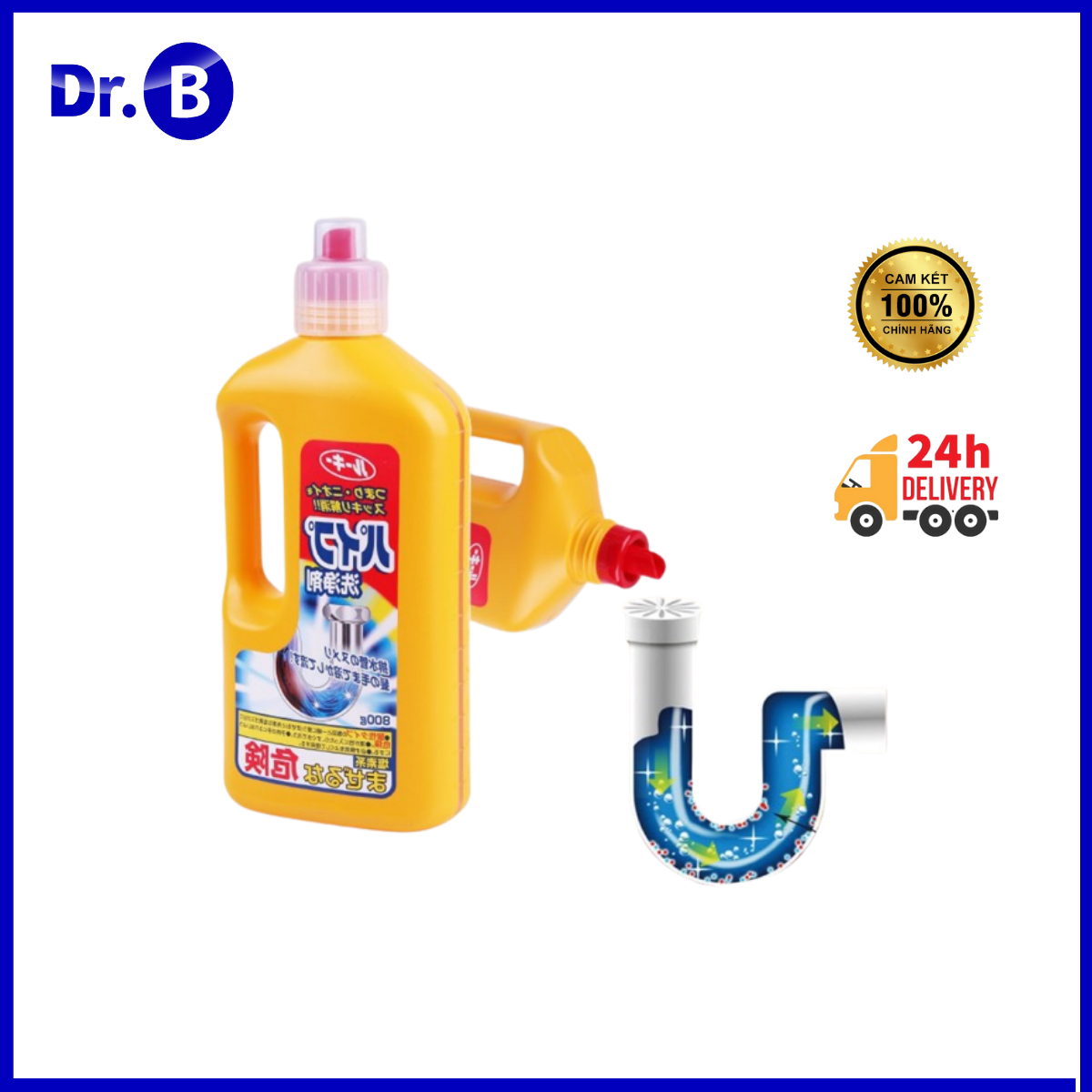 Nước thông cống, bồn cầu, bồn rửa bát Daichi Nhật Bản