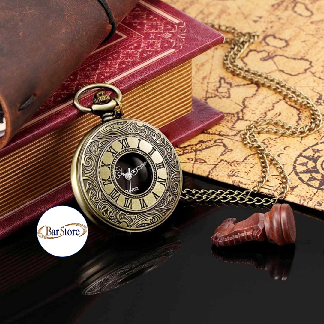 RM - Kado Ulang Tahun Unik Hadiah Souvenir Antik - Jam Saku Vintage Banyak Bentuk Unik - Jam Unik Pock…