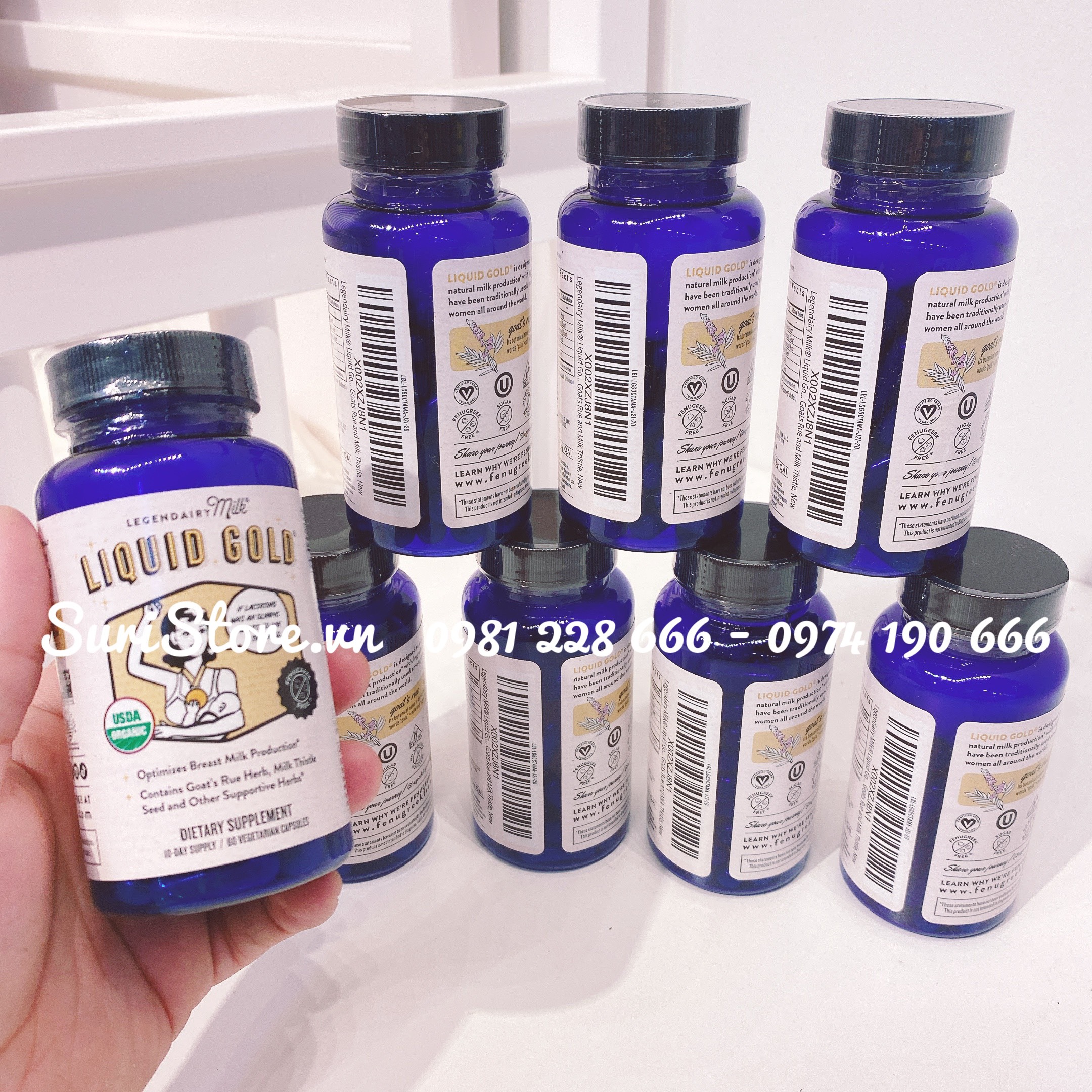 Lợi sữa Liquid Gold - 60 viên