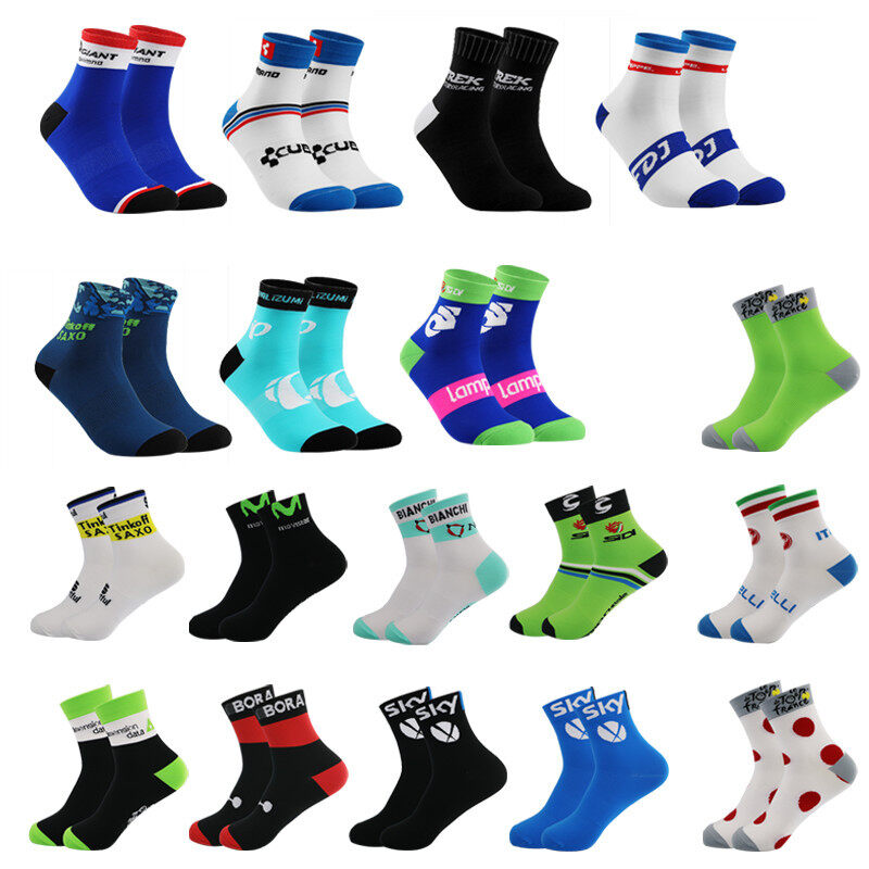 Professional Men Cycling Socks Breathable Road MTB Bicycle Socks Outdoor