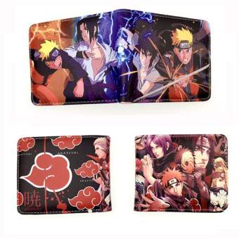SR2N Chìa khóa Anime Túi thay đổi Ví đựng tiền xu Ví nam Ví da Naruto Chủ thẻ tín dụng