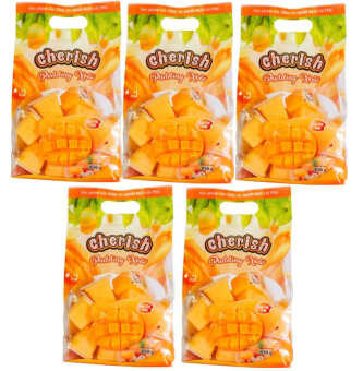 Combo 5 Túi Thạch Rau Câu Pudding Cherish Xoài Túi 850G