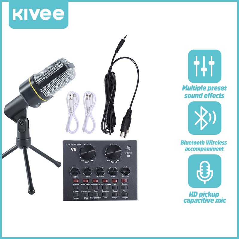Bộ phát trực tiếp micrô giảm tiếng ồn AI chuyên nghiệp