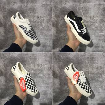 Giày Vans caro, Vans đen vault, Vans caro buộc dây, Vans chữ các màu Hot trend, Giày thể thao sneaker Van dành cho nam nữ
