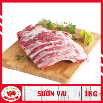 Thịt sườn - Sườn vai heo ( 1KG ) Làm sườn xào chua ngọt - nấu nước dùng cực ngon