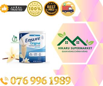KHAY 6 LON SỮA BỘT ENSURE ORIGINAL NUTRITION POWDER 397G CỦA MỸ