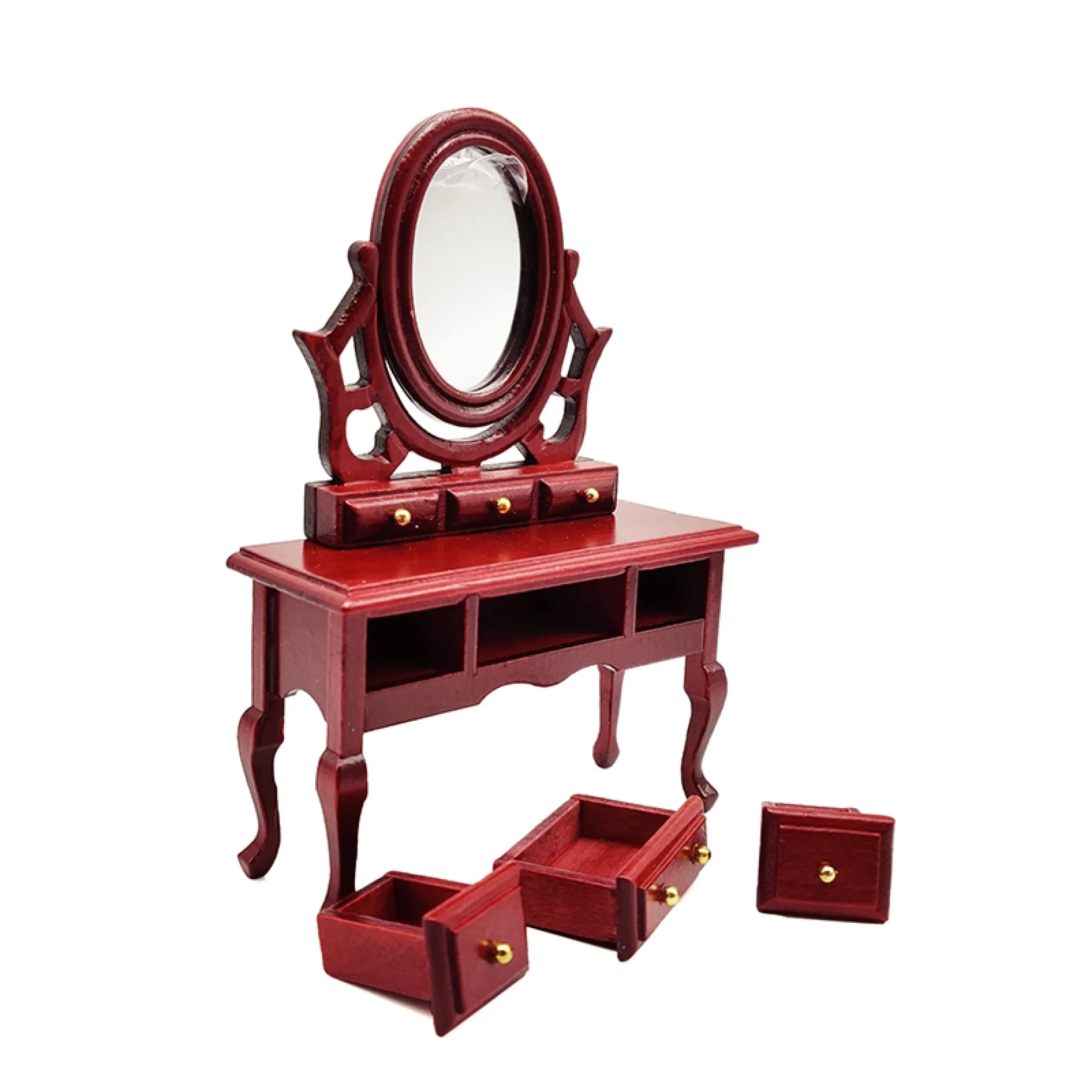 112 Dollhouse Miniature Bedroom Furniture Dressing Table Stool 112 Dollhouse Miniature Bedroom Furniture Dressing Table Stool