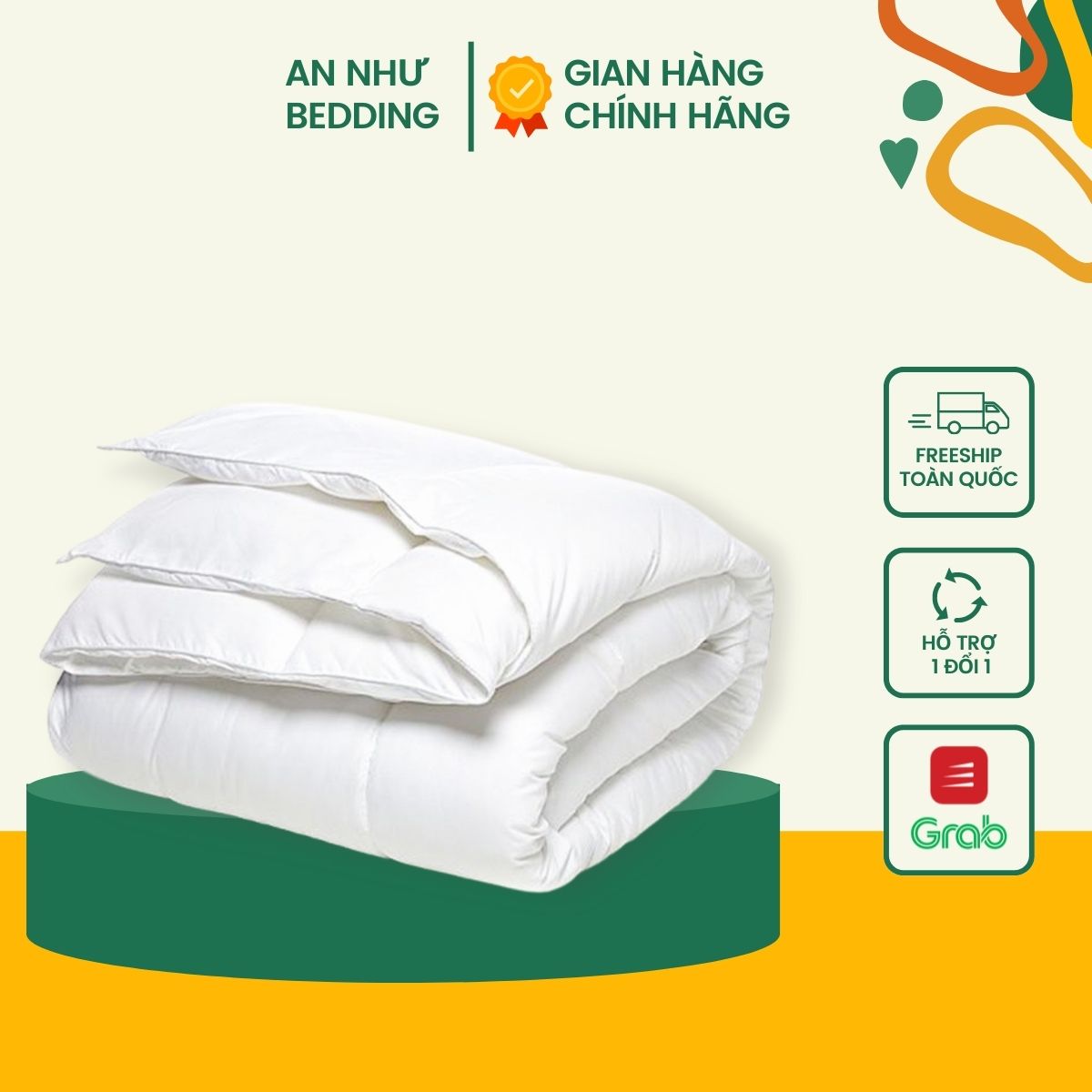 Ruột chăn bông, Ruột chăn hè siêu nhẹ - kích thước 1m9x2m1 An Như Bedding