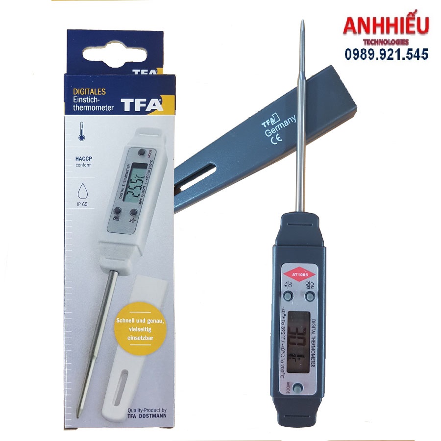 Tfa at - 1005 bút đo nhiêt độ, thiết bị đo nhiệt độ 200 độ c tfa 1005