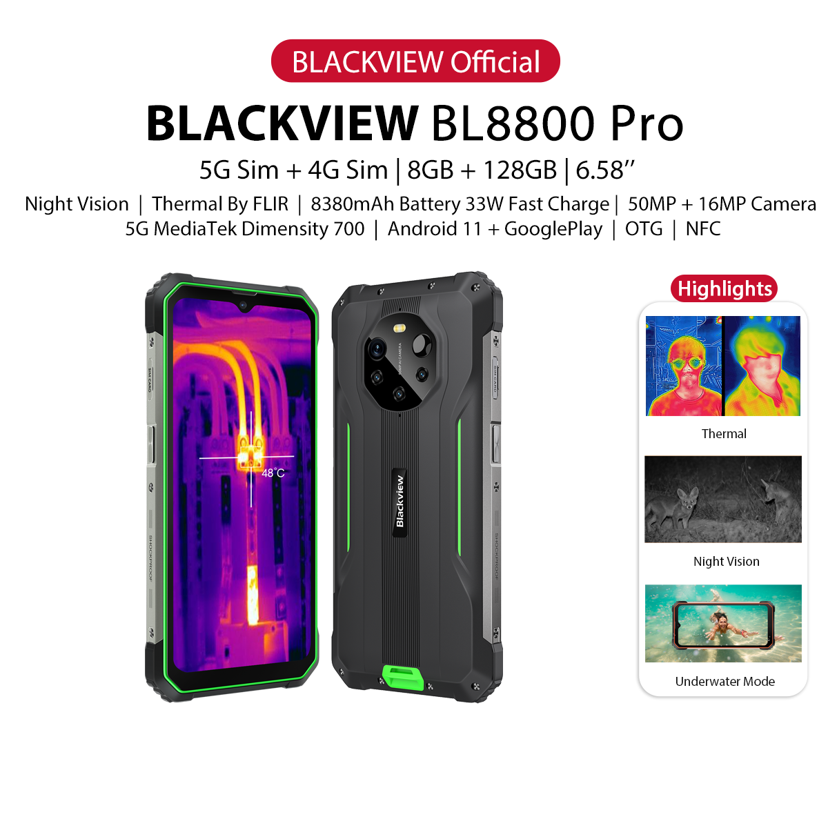 blackview 5g phones