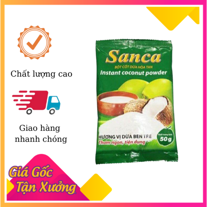 Bột cốt dừa sanca gói 50g
