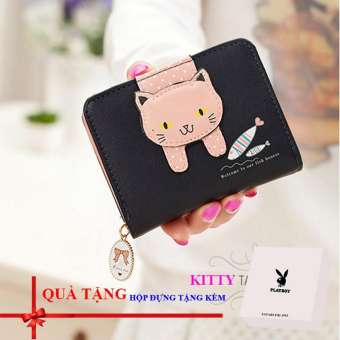 Ví / bóp nữ mini cao cấp có hộp đựng (Ví gấp)