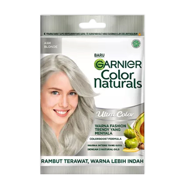 Garnier Color Naturals Ultra Color Ash Blonde 30 ml - Semir Rambut Sachet
