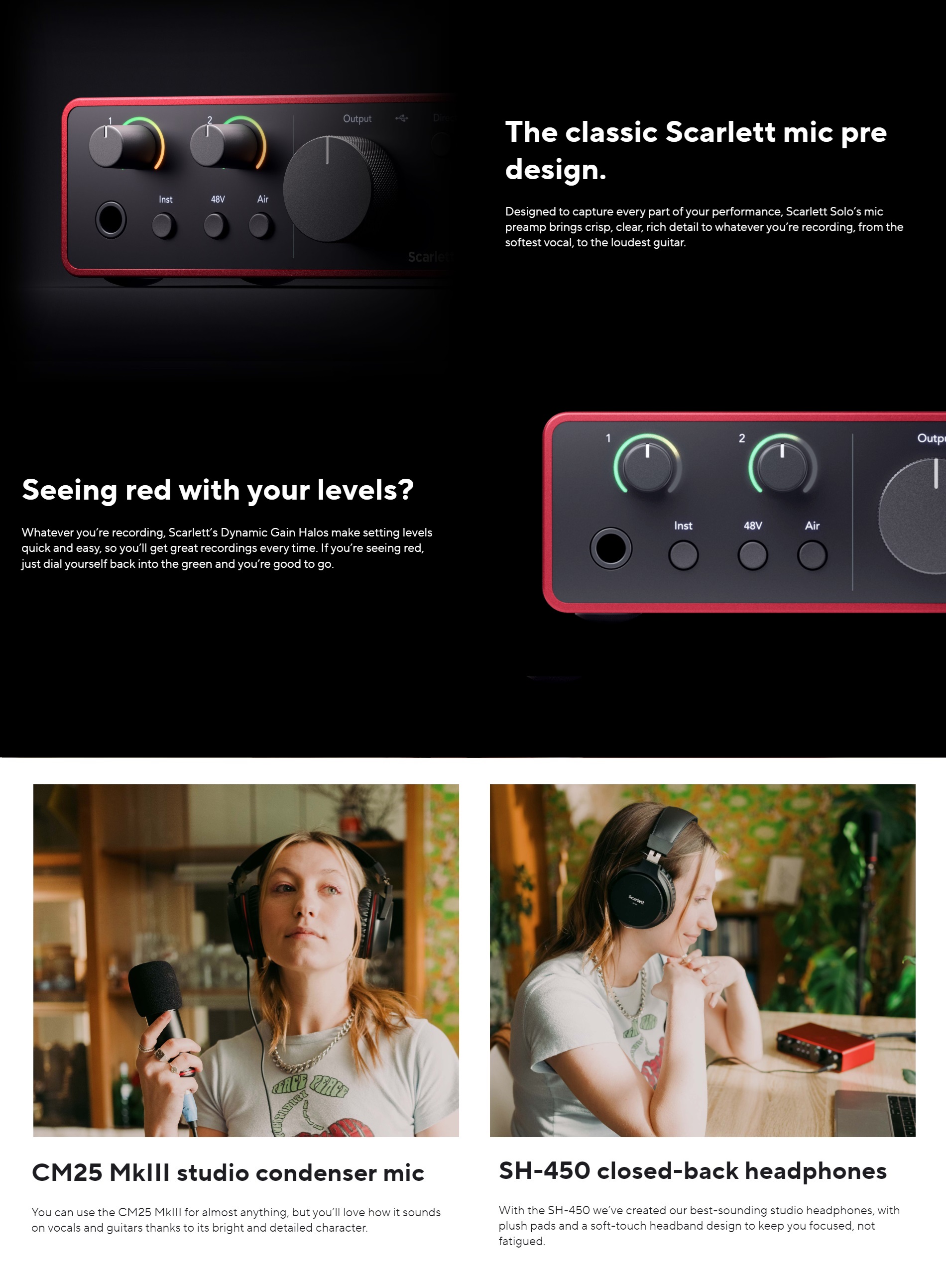 Focusrite Scarlett Solo Studio (4th Gen)