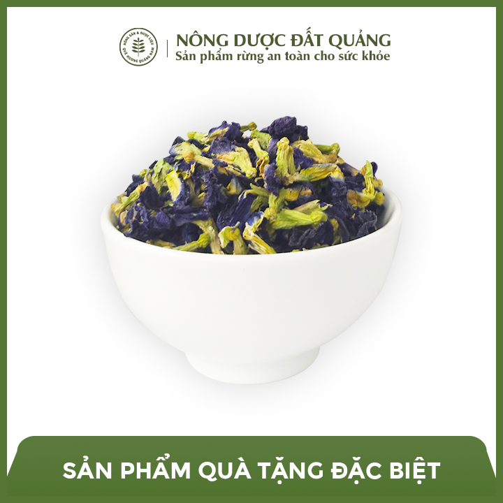 100gr hoa đậu biếc sấy khô nguyên hoa quảng nam | blue pea flower tea