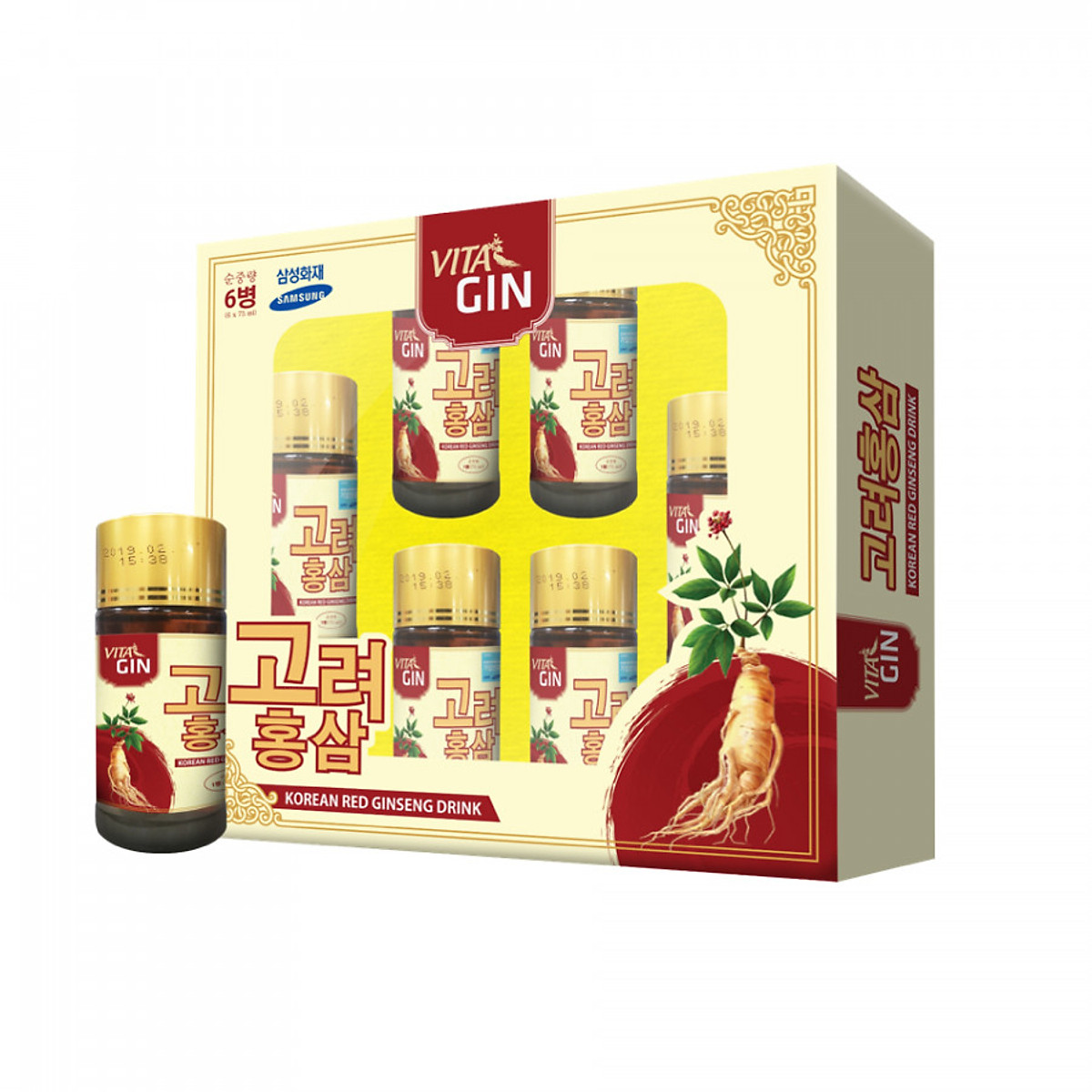 Vital gin platinum nước uống hồng sâm hàn quốc