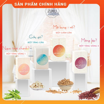 Bột Đậu ZuYu - Ngũ Cốc rang xay từ đậu và hạt (Hộp 500 gram uống 1 tháng - Tặng Quà Hấp Dẫn)