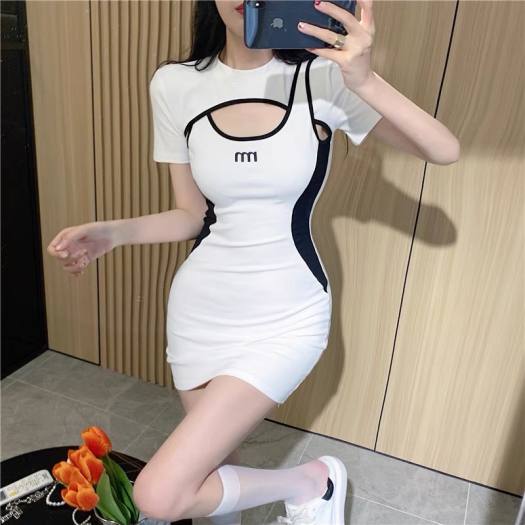 V038 Đầm Polo Dúm Eo Rút Dây Nữ freeship extra Váy body dáng ôm màu pastel  kiểu năng động đường phố hàn quốc sexy đẹp | Lazada.vn