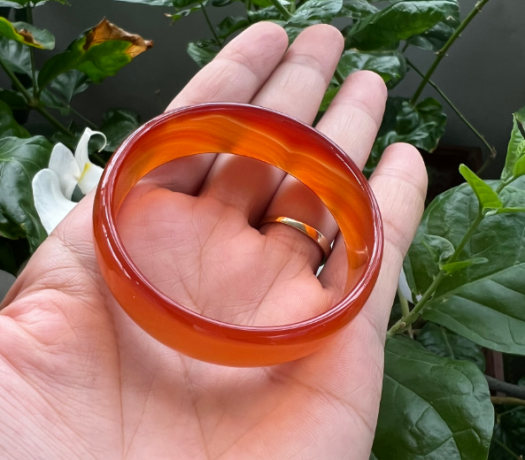 🍁VÒNG ĐÁ GIÁ SỈ- Vòng đá mã não bản hẹ đỏ tự nhiên NI 50-NI 58,vòng thời trang giá sỉ