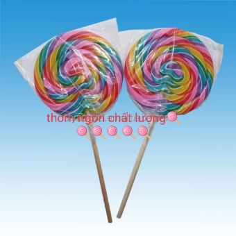 KẸO MÚT NHIỀU MÀU CẦU VÒNG THƠM NGON DÀNH CHO BÉ (50 CÂY)