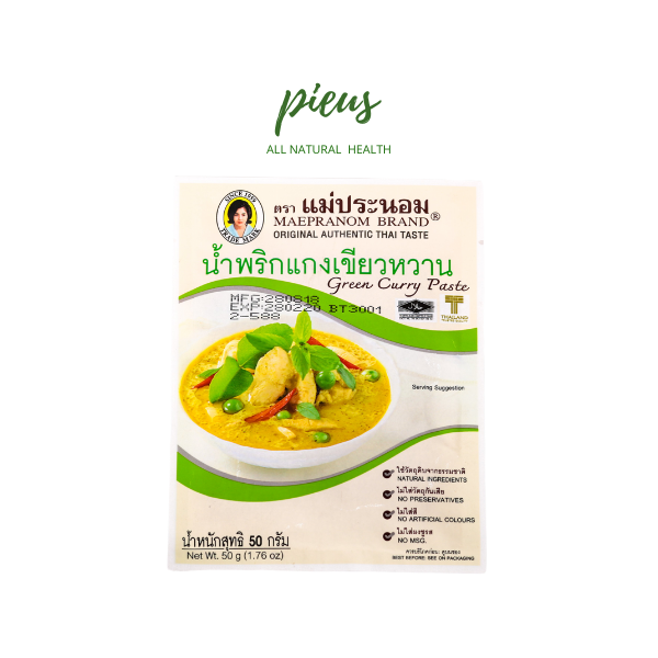 Gia vị Cà ri xanh | Green Curry Paste Maepranom 50g/ 380g