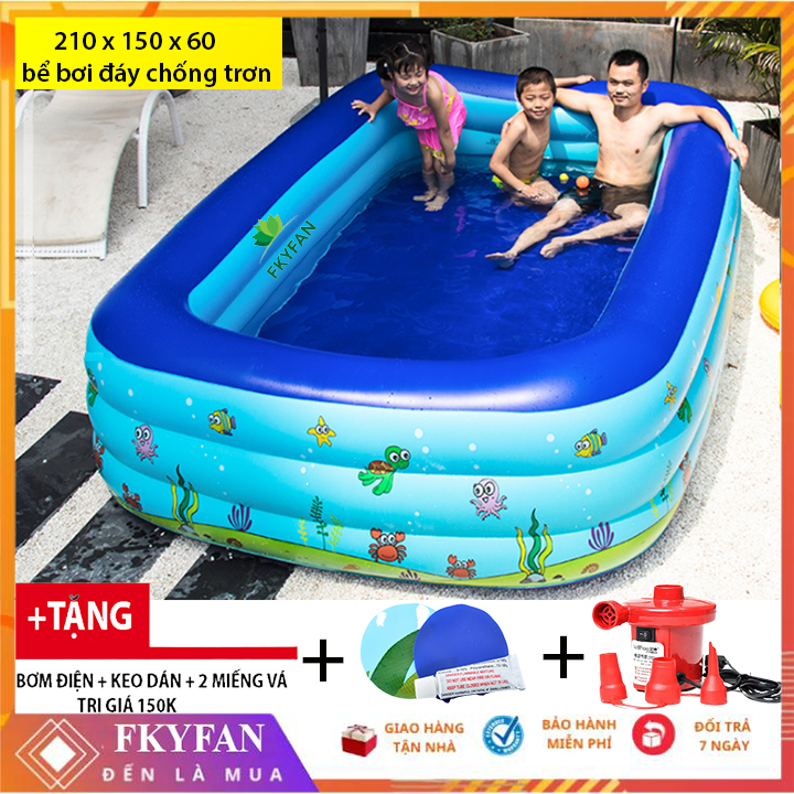 (CHỌN BƠM ĐIỆN+BÓNG) HỒ BƠI Phao Trẻ Em 2M6,2M1,1M8 1m5 và 1m3,1M2, bể bơi cho bé trong nhà, Bể Bơi Trẻ Em Bốn Mùa Cho Bé Sáng Tạo Loại Tốt Dày Dặn ChấT LiệU Nhựa Dẻo Pvc An Toàn Cho Bé Chất Lượng Vượt Tr