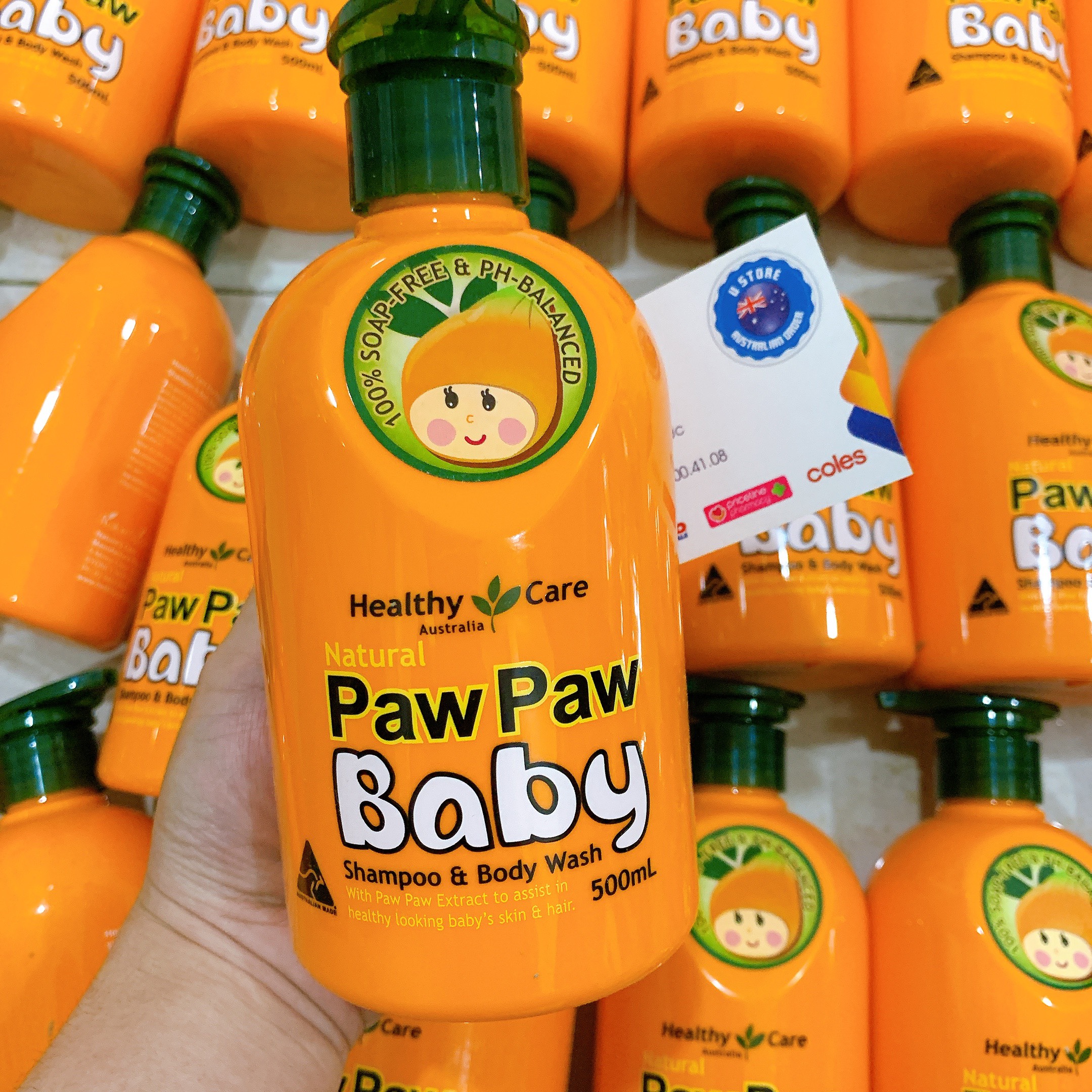 Sữa tắm gội Paw Paw Baby Healthy Care