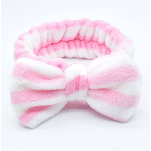 Băng đô rửa mặt cầu vồng, bờm tóc nữ siêu mềm mại