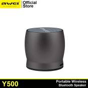 Awei Y500 Mini Bluetooth Speaker, Rechargeable, TF Card Support